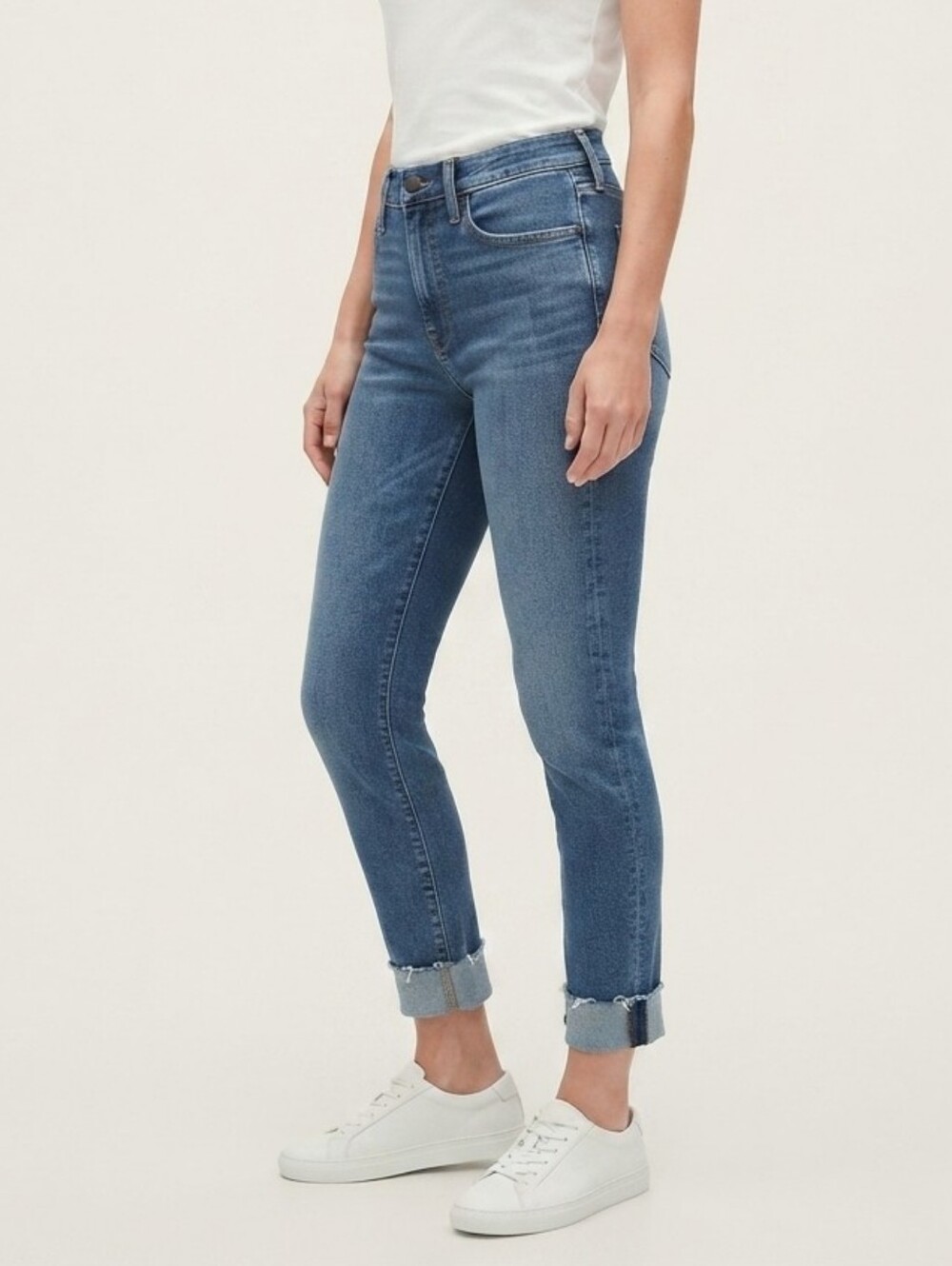 GAP Womens Cigarette High Rise Blue Jeans Size 4